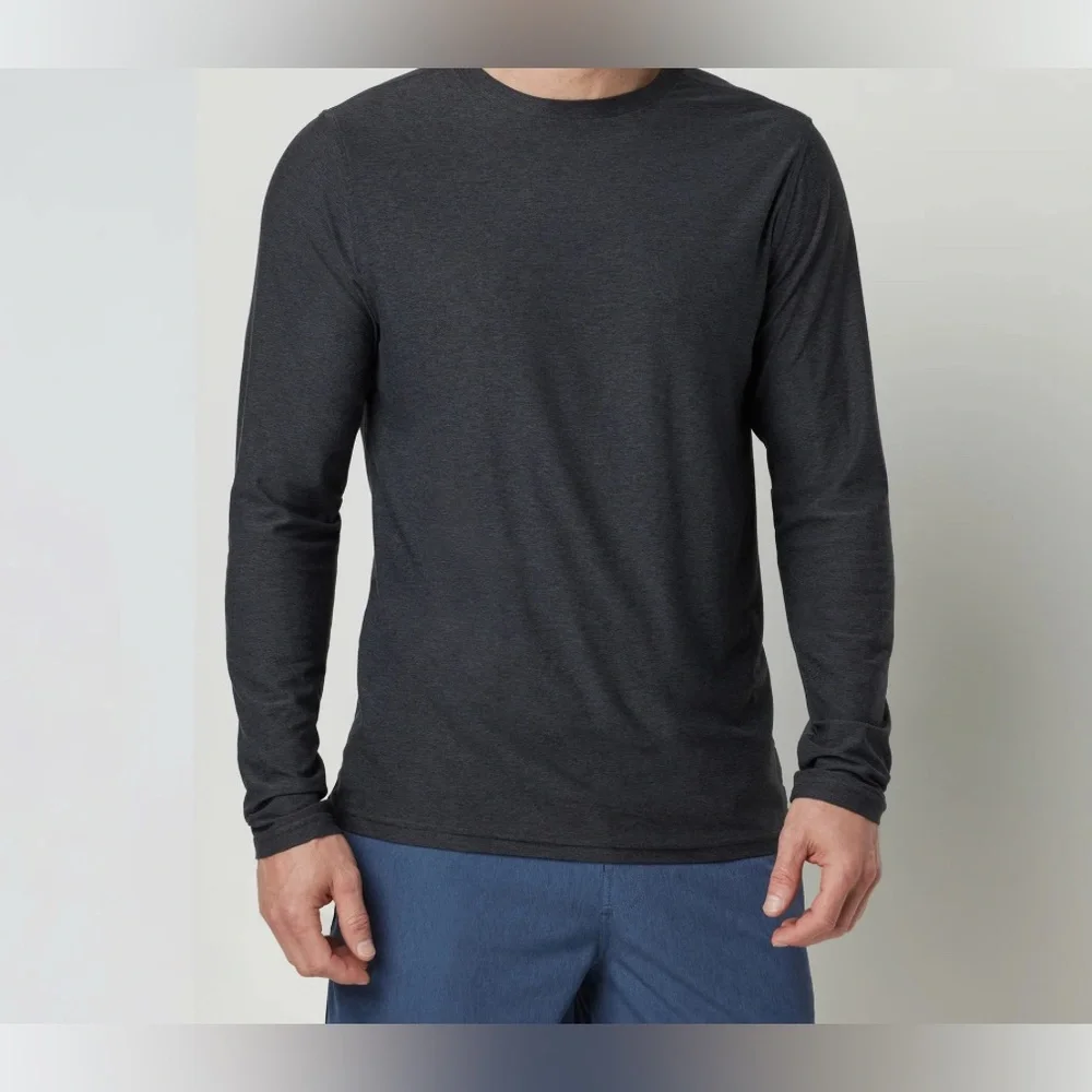 Vuori Mens Strato Tech Long Sleeve Shirt - Picture 1 of 4